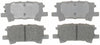 Silver 14D996M Semi-Metallic Rear Disc Brake Pad Set