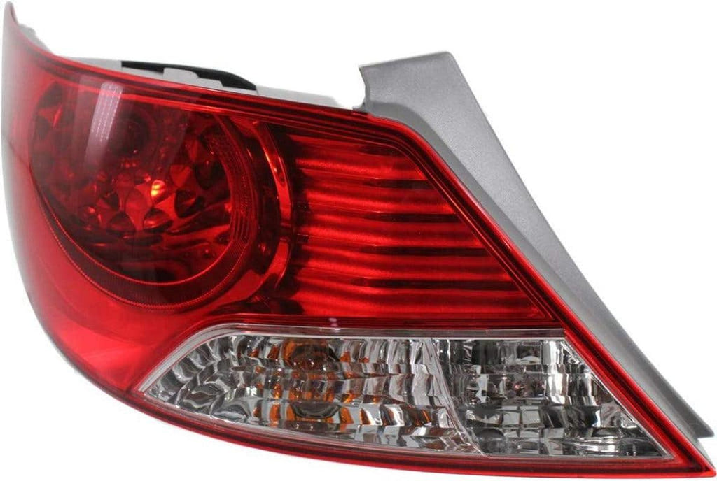 : for 2012 2013 2014 Hyundai Accent Tail Light Assembly Driver Side W/Bulbs DOT Certified for HY2800144 | 92402 1R010 (Vehicle Trim: Sedan)