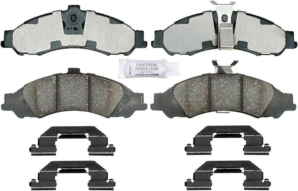 Silver 14D1043CH Ceramic Front Disc Brake Pad Set