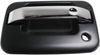 for Ford F-150 Exterior Door Handle Front, Driver Side Primed Bezel with Chrome Lever (2004-2014) | with Key Hole| Trim :All Submodels