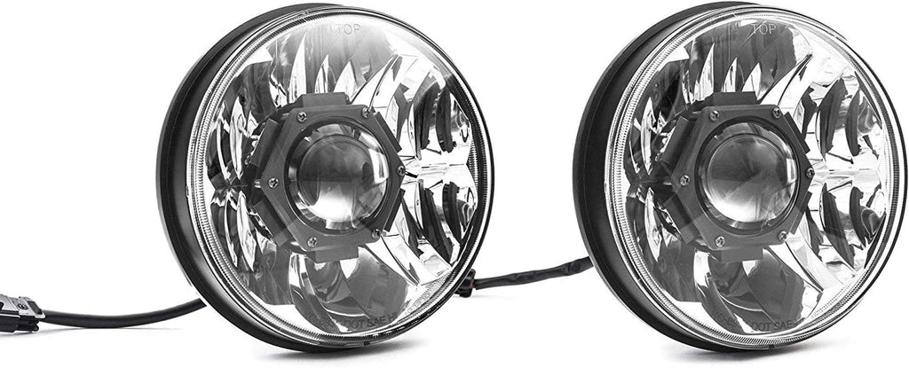 42341 Gravity LED Pro 7" DOT Headlight, Jeep JK 07-18 - Pair Pack System