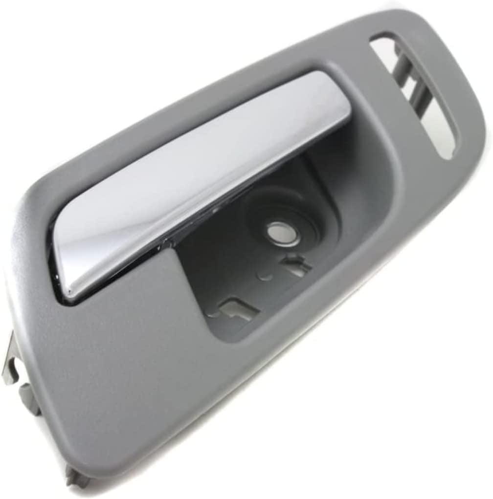 for Chevy Avalanche Interior Door Handle Front Passenger Side Gray Bezel with Chrome Lever 2007-2013 | Trim:All Submodels