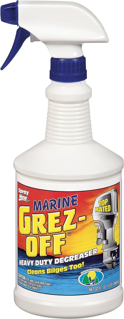 Spray Nine 30232-12PK Grez-Off Marine Cleaner - 32 Oz., (Pack of 12)