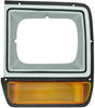 Parking Turn Signals Lights W/ Headlight Bezel Trim Pair Set Compatible with D/W/ Truck GRI00834