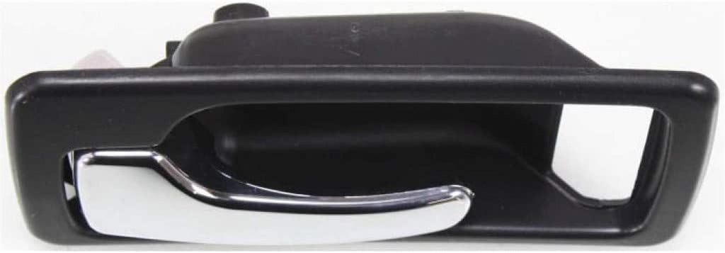 for Honda Accord Interior Door Handle Front, Driver Side Black (1990-1993) | with Door Lock Hole | Trim:All Submodels | HO1392100 | 72165SM2A02ZD