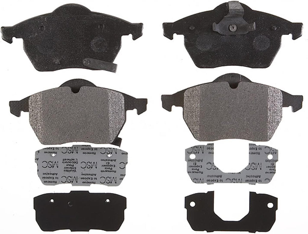 Gold 17D800M Semi-Metallic Front Disc Brake Pad Set