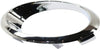 Front, Driver Side Fog Light Trim Compatible with 2013-2016 Ford Fusion Chrome