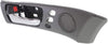 for Lexus ES300 Interior Door Handle Front, Driver Side Black Bezel with Chrome Lever (2002-2003) | with Door Lock Button| Trim: Base