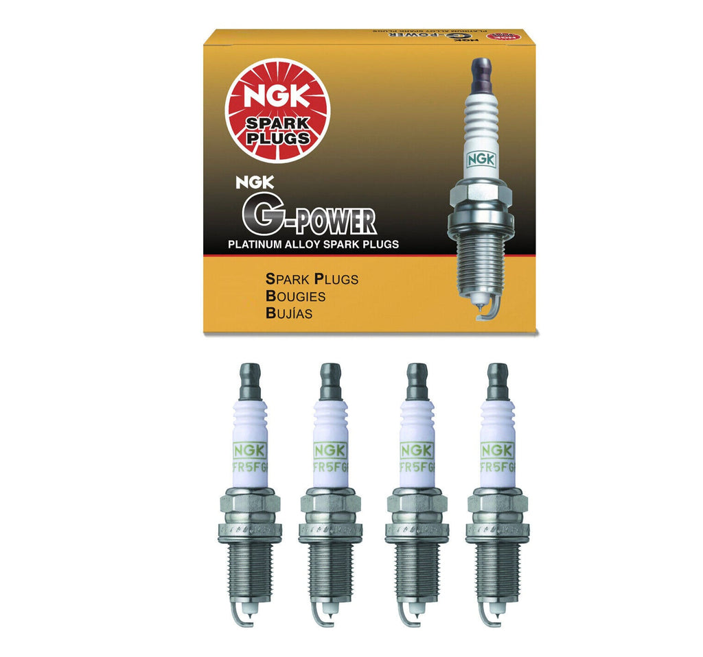 NGK G-Power Platinum Power Spark Plug 4PCS 90-20 for Honda Hyundai 7098 ZFR5FGP