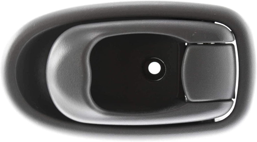 Interior Door Handle Set Compatible with 1996-2000 Hyundai Elantra Front and Rear, Driver Side Gray