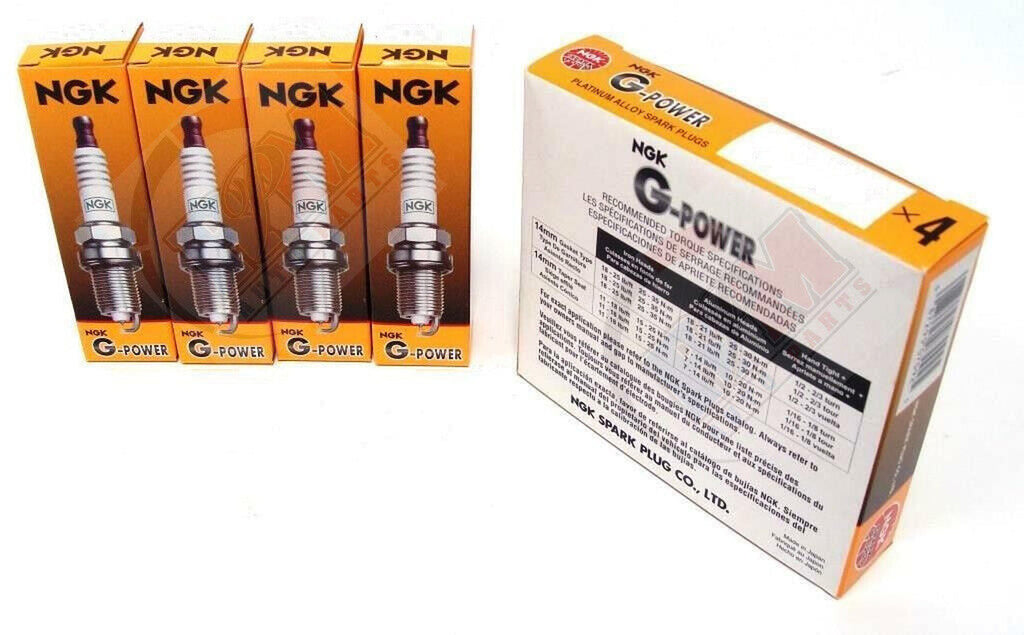 NGK G-POWER PLATINUM Spark Plugs (Set of 4) for 2013-2019 SUBARU LEGACY 2.5L