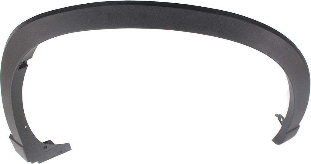 Evan-Fischer Front Fender Trim Compatible with 2013-2016 Mazda CX-5 Black Plastic Passenger Side