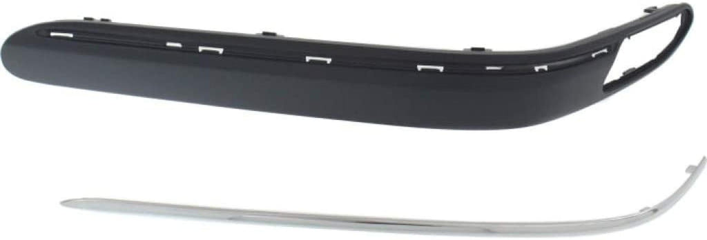 For Mercedes-Benz C230 / C240 / C280 / C320 / C50 Bumper Trim 2001-2007 Driver Side | Front | Molding | Sedan | Primed | W/Avantgarde & Elegance Package | MB1058104 | 2038852121