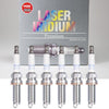 NGK Laser Iridium Spark Plug 6PCS for Jaguar XE XF XJ/ LR4 Range Rover 3.0L V6