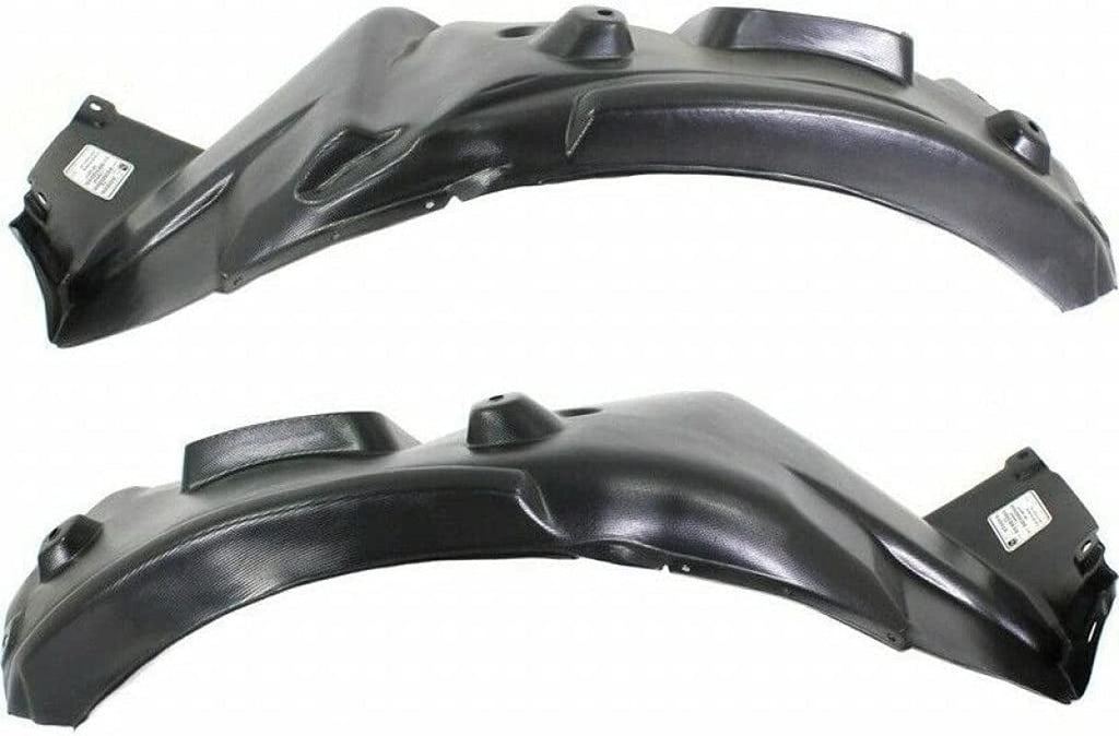 For BMW 135I Splash Guard/Fender Liner 2008 09 10 11 12 2013 Driver and Passenger Side Pair/Set | Front | Rear Section | Coupe | BM1248107 + BM1249107 | 51717207649 + 51717207650