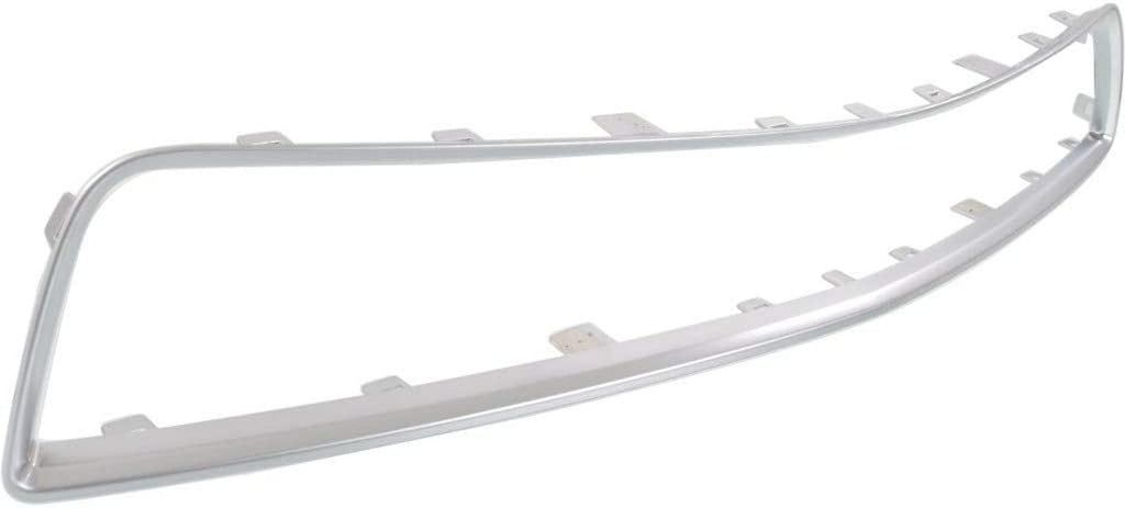 For Chevy Malibu 2006 2007 2008 Bumper Cover Grille Molding | Front | Satin Nickel | Replacement for GM1210112 | 15853885