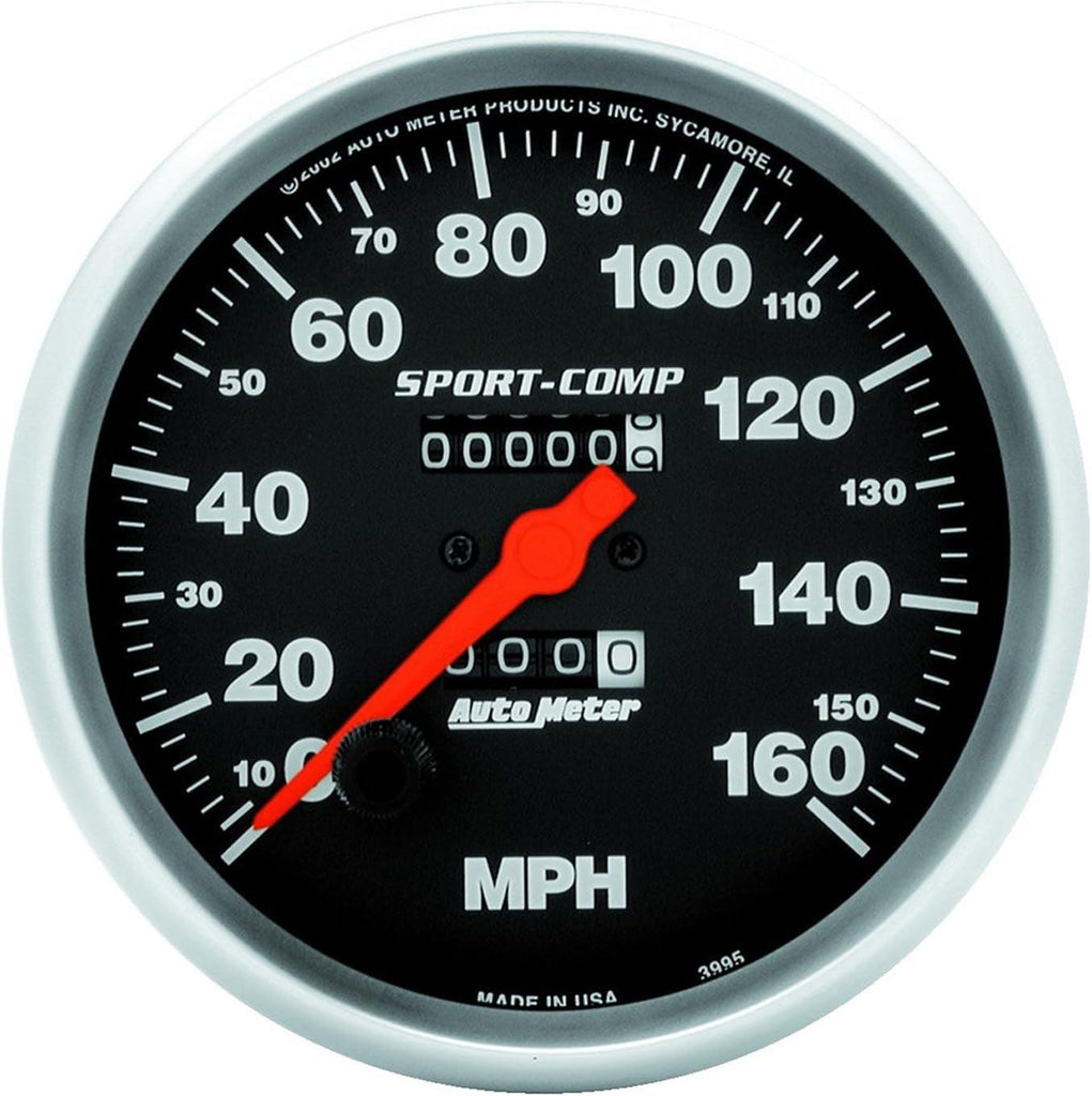 3995 Sport-Comp In-Dash Mechanical Speedometer, 5.000 In.