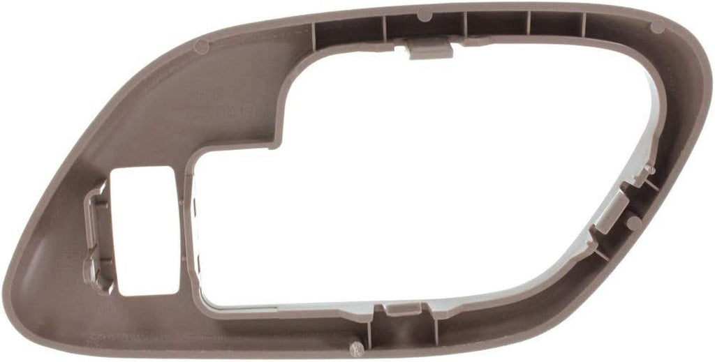 for GMC Yukon Door Handle Trim 1995 96 97 98 99 2000 Driver Side | Front | inside | Brown | W/Lock Hole | 15708073