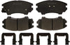 Gold 17D1404CHF1 Ceramic Front Disc Brake Pad Set