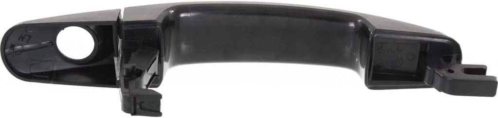 for Ford Focus Exterior Door Handle Front, Driver Side Smooth Black (2012-2014) | with Key Hole| Trim:All Submodels