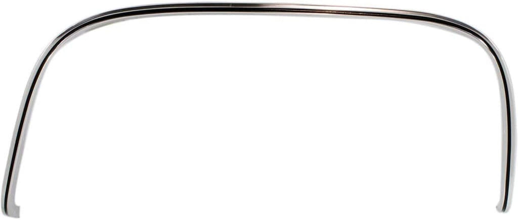 For GMC C2500/C3500/K2500/K3500 1999 2000 Fender Trim Passenger Side Rear Chrome | Replacement for GM1791105 | 15546460