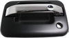 for Ford F-150 Exterior Door Handle Front, Driver Side Primed Bezel with Chrome Lever (2004-2014) | with Key Hole| Trim :All Submodels