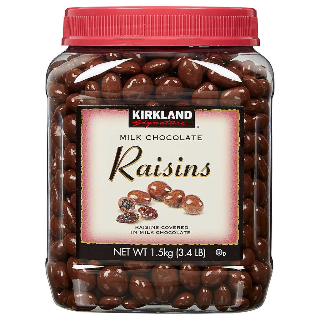 Kirkland Signature Raisins Milk Chocolate 3.4 Pounds