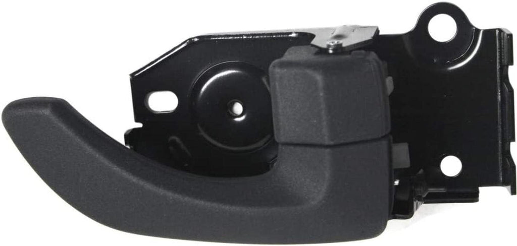 for Hyundai Santa Fe Interior Door Handle Front, Passenger Side Gray (2001-2006) | with Door Lock Button| Trim:All Submodels