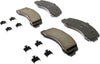 Gold 17D2087CHF1 Ceramic Front Disc Brake Pad Kit