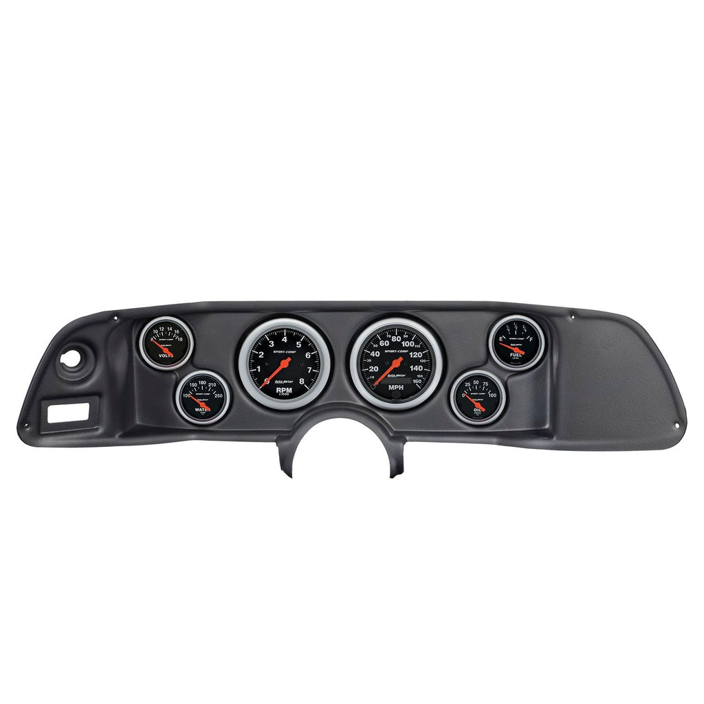 6 GAUGE DIRECT-FIT DASH KIT CAMARO 70-78 SPORT-COMP - greatparts