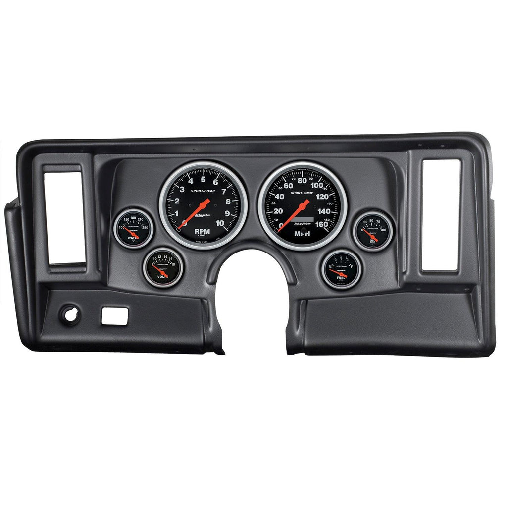 6 GAUGE DIRECT-FIT DASH KIT NOVA 69-76 SPORT-COMP - greatparts