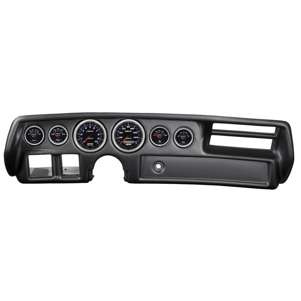 6 GAUGE DIRECT-FIT DASH KIT CHEVELLE / EL CAMINO / MALIBU 70-72 COBALT - greatparts