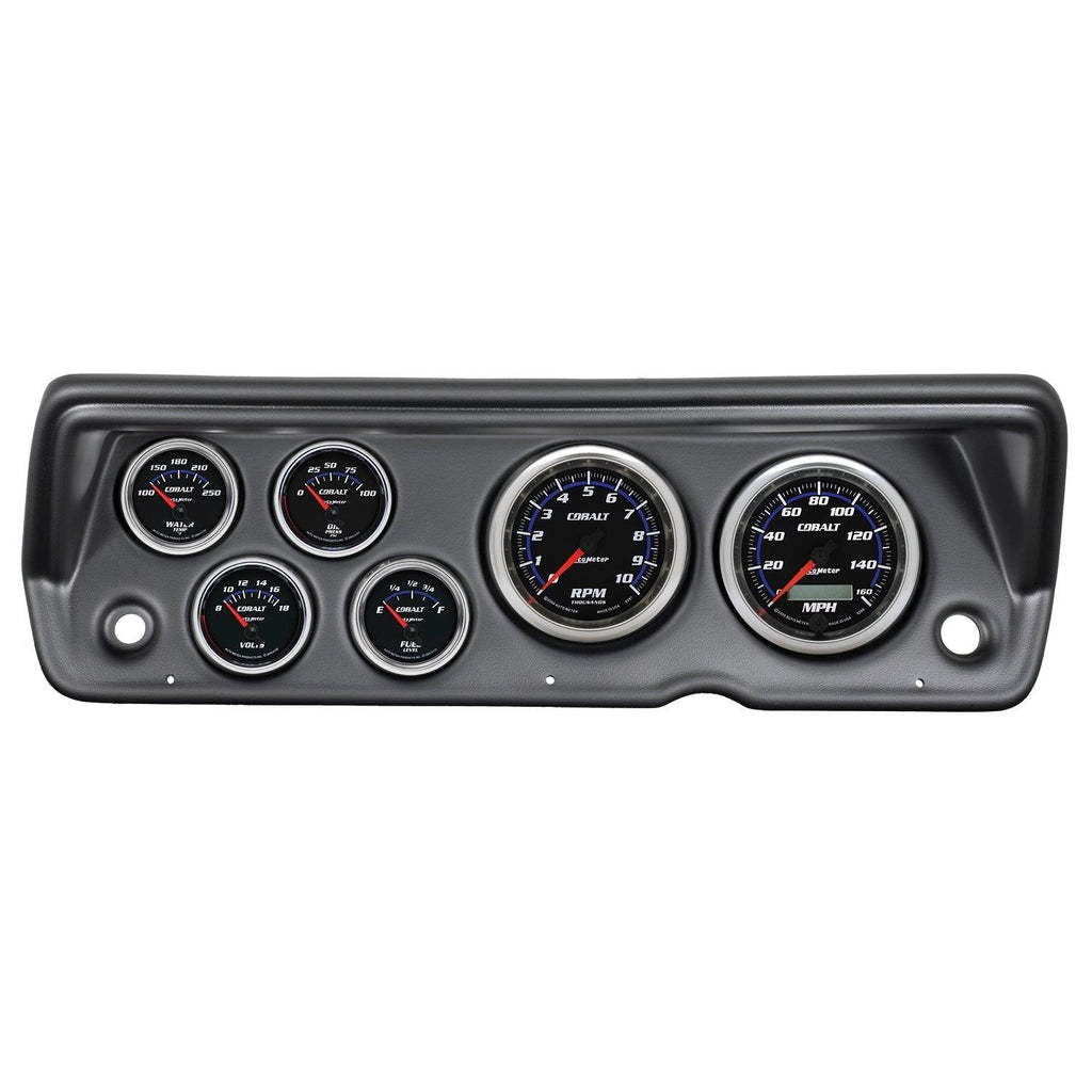 6 GAUGE DIRECT-FIT DASH KIT A-BODY / DUSTER / DEMON / DART 70-76 COBALT - greatparts