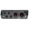 6 GAUGE DIRECT-FIT DASH KIT A-BODY / DUSTER / DEMON / DART 70-76 DESIGNER BLACK - greatparts