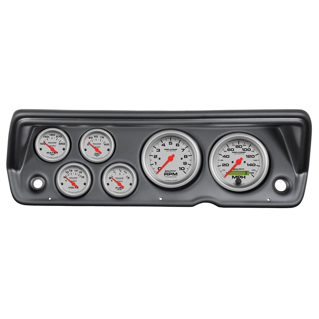 6 GAUGE DIRECT-FIT DASH KIT A-BODY / DUSTER / DEMON / DART 70-76 ULTRA-LITE - greatparts