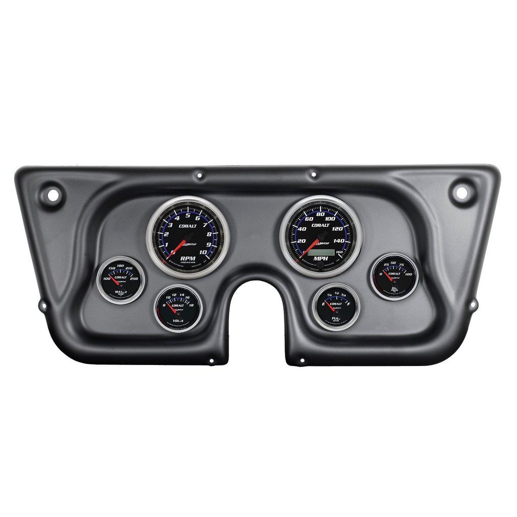 6 GAUGE DIRECT-FIT DASH KIT CHEVY TRUCK C / K / K5 / SUBURBN 67-72 COBALT - greatparts