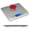 Zenith Digital Kitchen Scale by Ozeri, Refined Stainless Steel with Fingerprint-Resistant Coating