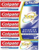 Colgate Total SF Advanced Whitening Toothpaste, 6.4 Ounce (Pack of 5)