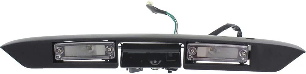 Compatible with Toyota Sienna Exterior Door Handle Rear - Back Door Primed (1998-2003) | with Key Hole| Trim: LE/CE/XLE