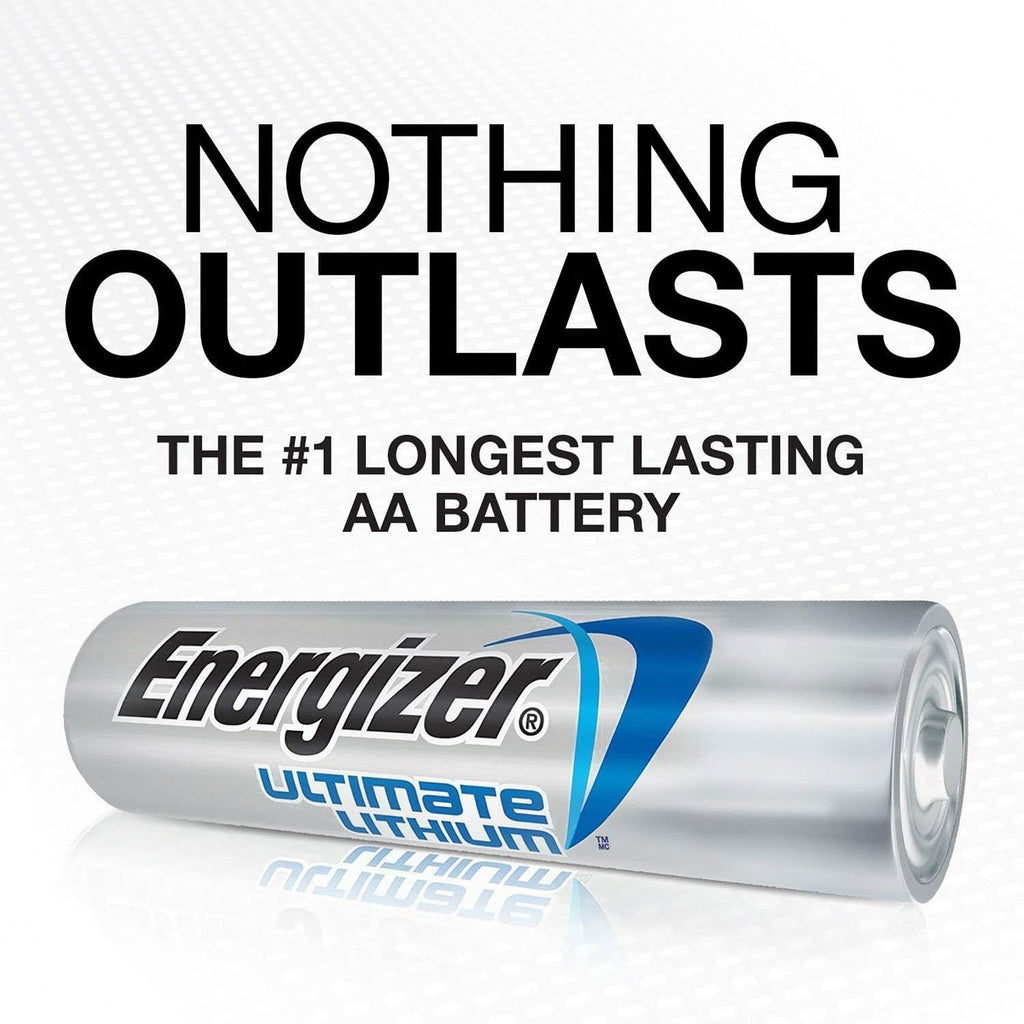 Energizer Ultimate Lithium AA Batteries, 18 Pack