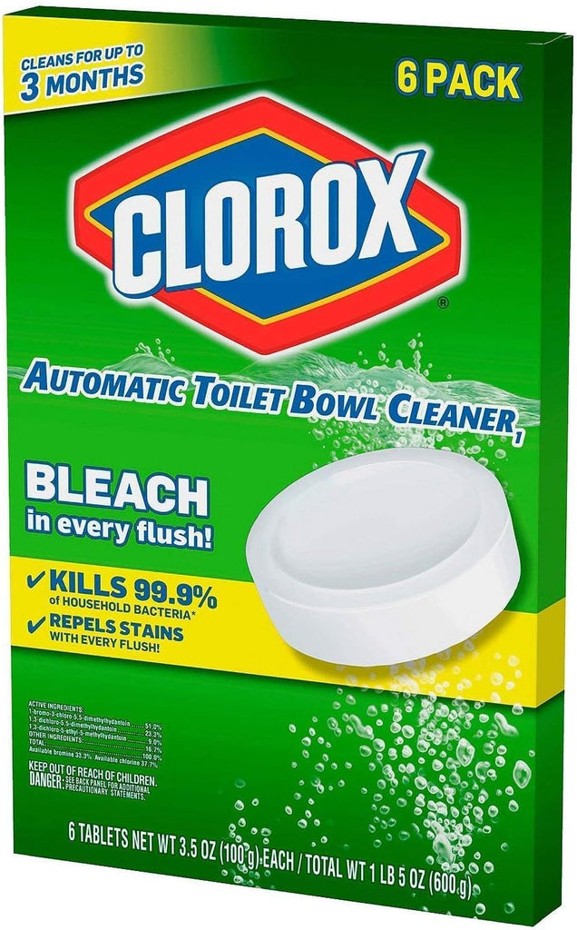 Clorox Automatic Toilet Bowl Cleaner Tablet - 3.5 Ounce, 6 Pack