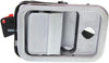 for Freightliner Columbia Exterior Door Handle Front, Passenger Side Chrome (2000-2011) | with Key Hole| Trim: Base/120