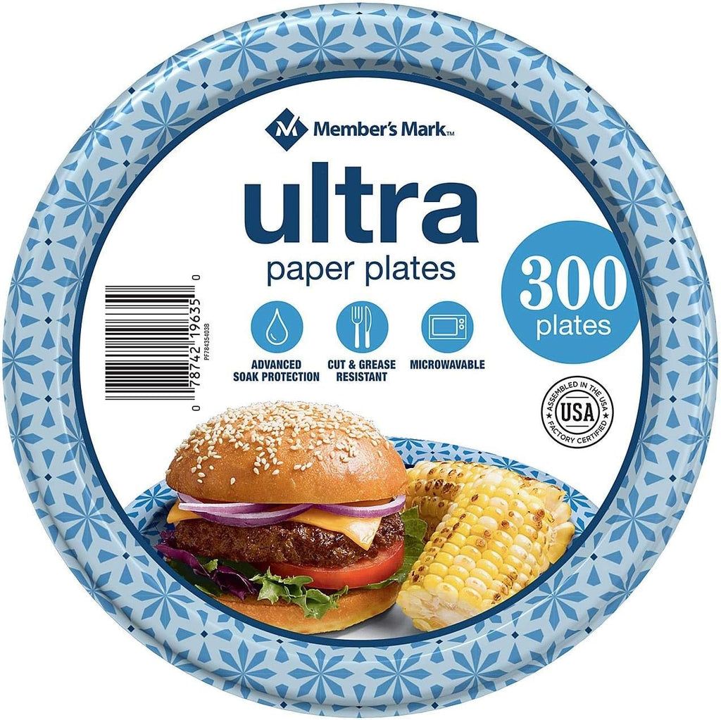 Member's Mark Ultra Plate, 8-1/2" (300 ct.),Blue