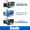 Bendix Priority1 CFC1439 Ceramic Rear Brake Pads for Select Models Genesis G70, G80, Hyundai Coupe, Santa Fe, Fe XL, Kia Sorento, Stinger