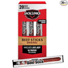 Jack Link's Beef Sticks, Original, Great Stocking Stuffer, Holiday Gift for Men, Protein Snack, Meat Stick with 6g of Protein, Made with 100% Beef, Individually Wrapped Beef Sticks, 0.92 Oz (20 Count)