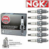 6 Pcs V-Power Spark Plugs NGK 2000-2001 for Nissan Xterra 3.3L V6 Kit Set