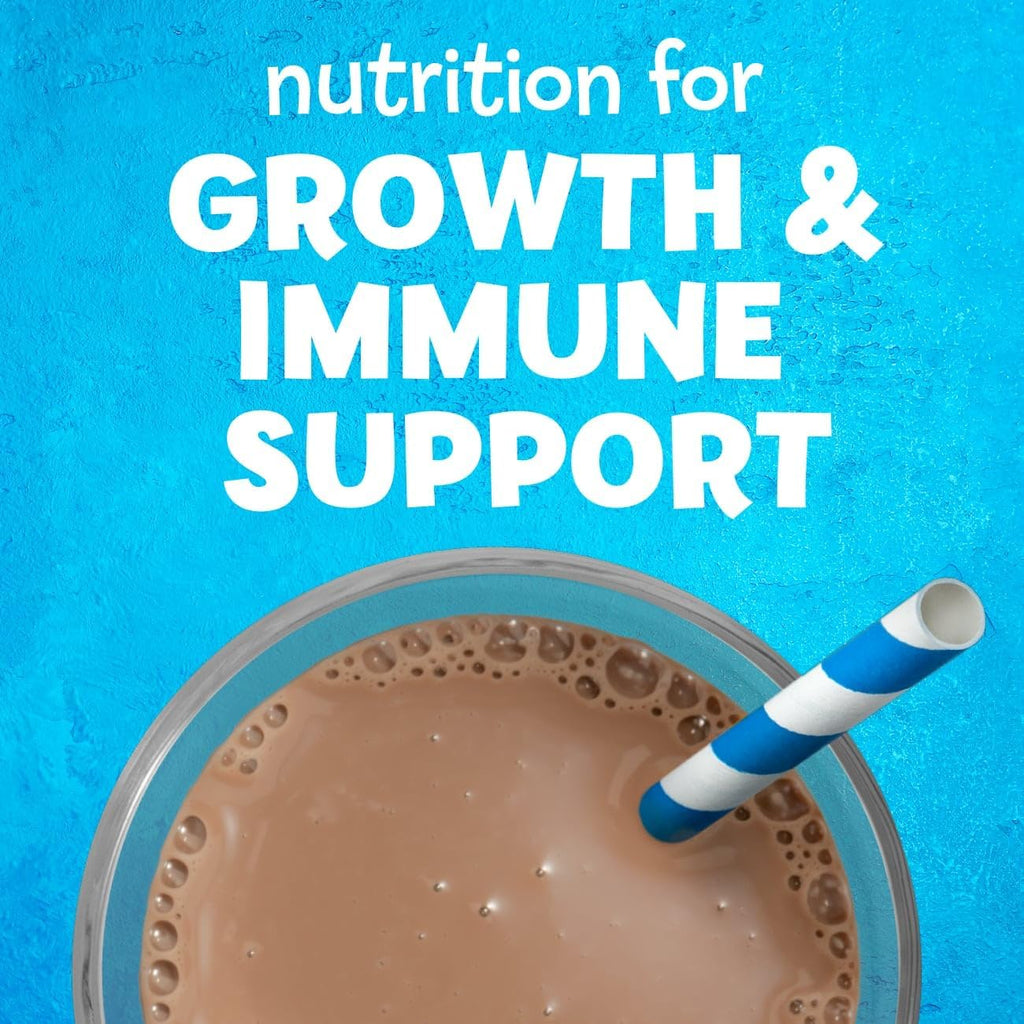 PediaSure Grow & Gain With Immune Support, Kids Protein Shake, 27 Minerals & Vitamins for Kids, 7g Protein, Helps Kids Catch Up On Growth, Non-GMO, Gluten-Free, Chocolate, 8-fl-oz Bottle, Pack of 24