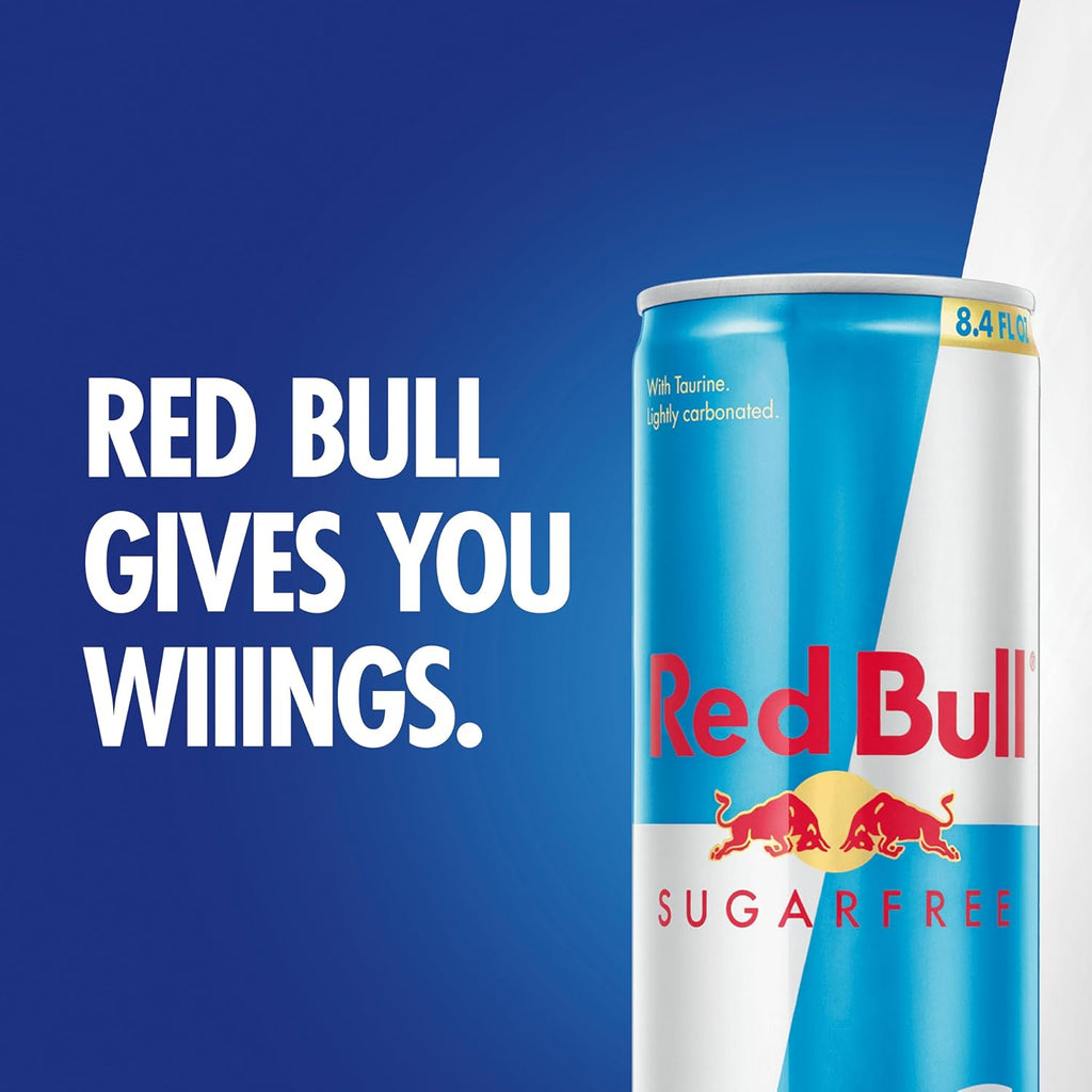 Red Bull Sugar Free Energy Drink, 8.4 Fl Oz, 24 Cans