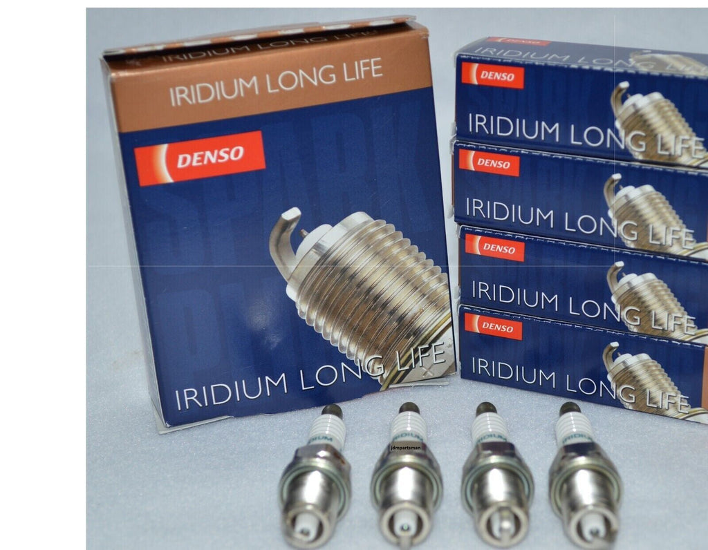 4X for Honda Civic DXEXLX1.8L DENSO Long Life Iridium Spark Plugs SKJ20DR-M11S