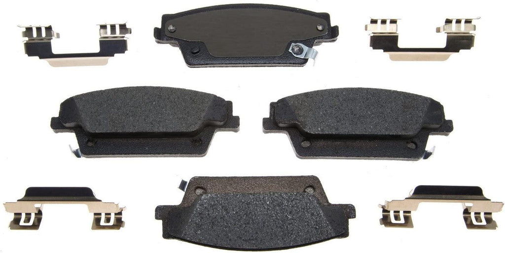 Gold 17D1020AMH Semi-Metallic Rear Disc Brake Pad Set